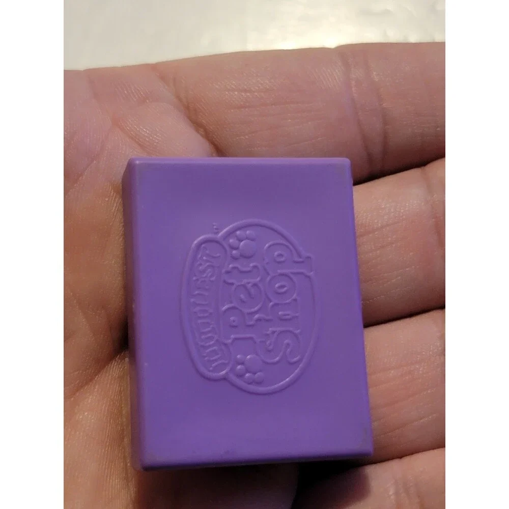 Littlest Pet Shop Purple Puppy Food Box Accessory Only Replacement LPS Toy Craft